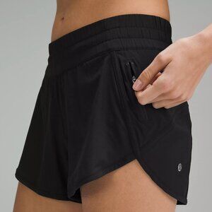Lululemon Tracker Low-Rise Lined Short 4" - Black